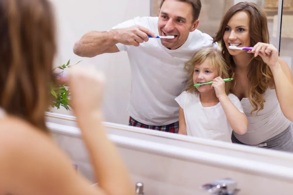 teeth brushing kids